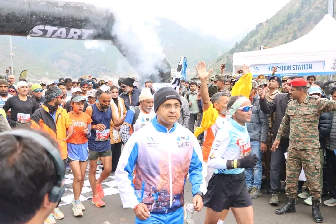 नीति एक्सट्रीम अल्ट्रा रन-2026 का हुआ आगाज, सीमान्त नीति घाटी में दौड़ेगा रोमांच का कारवां