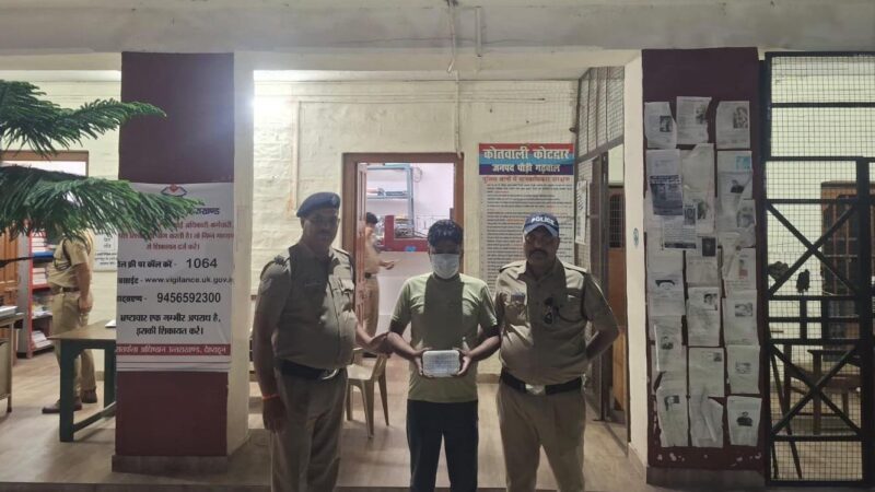 कोटद्वार : सट्टे की खाई बाडी करने वाला एक अभियुक्त गिरफ्तार