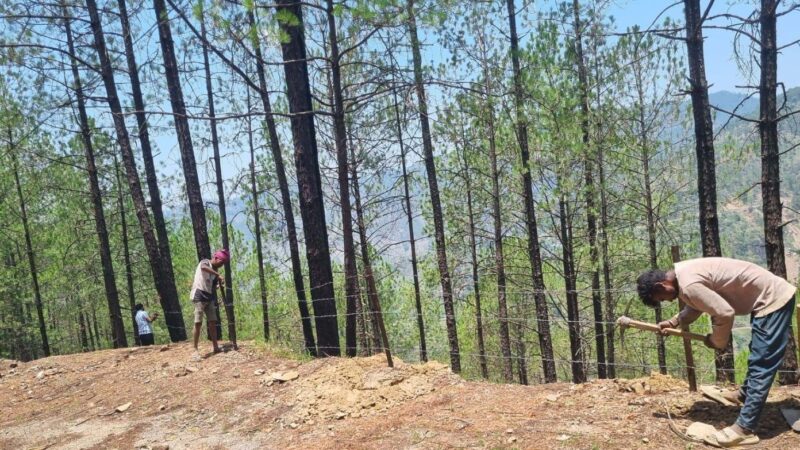 लैंसडाउन, रिखणीखाल तथा कोटद्वार क्षेत्र में सरकारी भूमि से हटाया गया अतिक्रमण