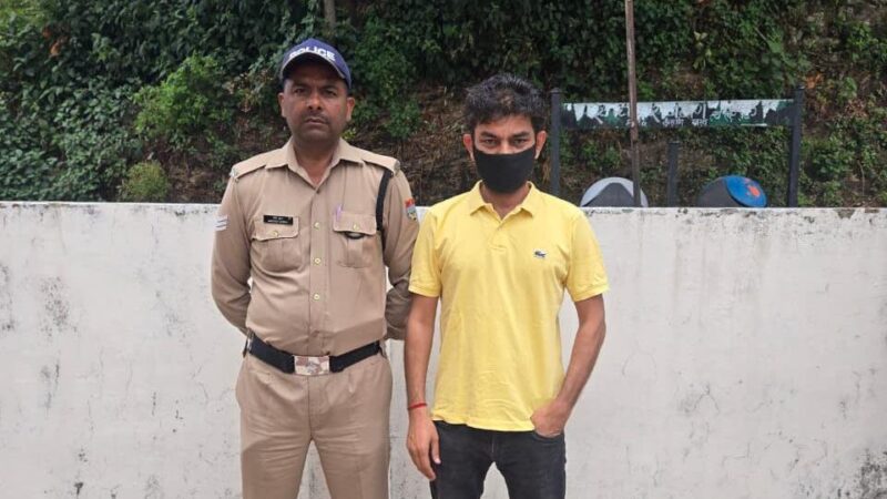 गैरजमानती वारंट में 1 वारण्टी अभियुक्त को लैंसडाउन पुलिस ने किया गिरफ्तार