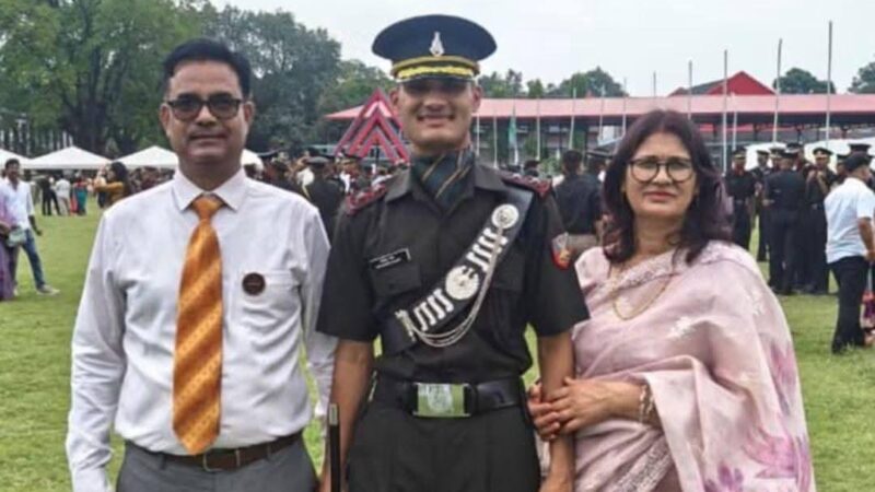 आईएमए से पासिंग आउट कर सेना में बने लेफ्टिनेंट प्रियांशु रावत