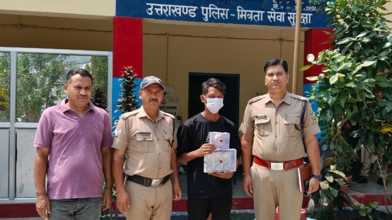 परमार्थ निकेतन मंदिर चोरी का खुलासा, पुलिस ने आरोपी को किया गिरफ्तार