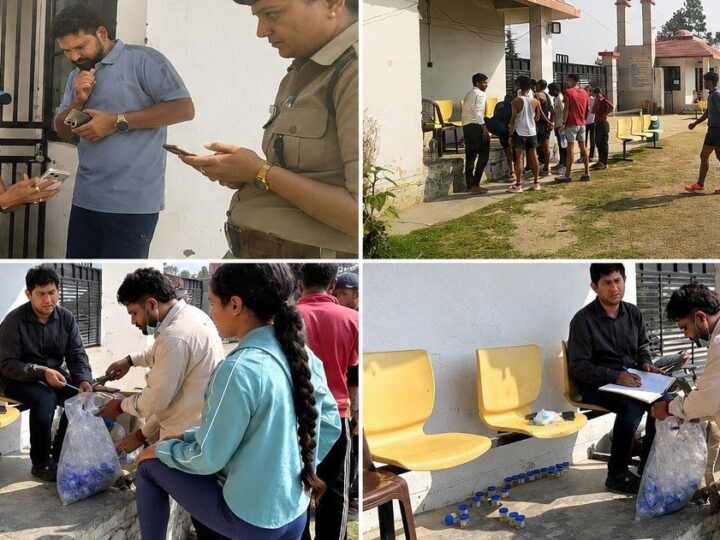 पौड़ी पुलिस का औचक एक्शन, रांसी स्टेडियम में 60 खिलाड़ियों की ड्रग डिटेक्शन किट से हुई जांच