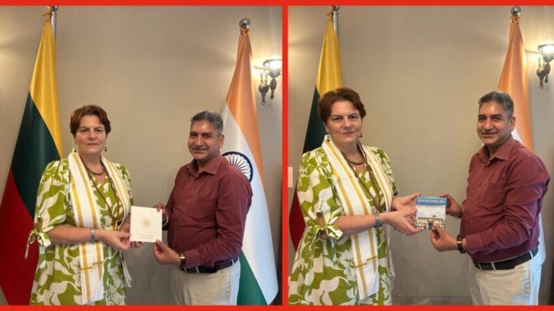 उत्तराखण्ड की संस्कृत विरासत ने खींचा अंतरराष्ट्रीय ध्यान, लिथुआनिया की राजदूत डायना मिकेविचिएने से मिले संस्कृत सचिव दीपक कुमार