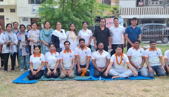 विश्व पर्यावरण दिवस पर योग पार्क स्थापना, योग सत्र एवं वृक्षारोपण कार्यक्रम संपन्न