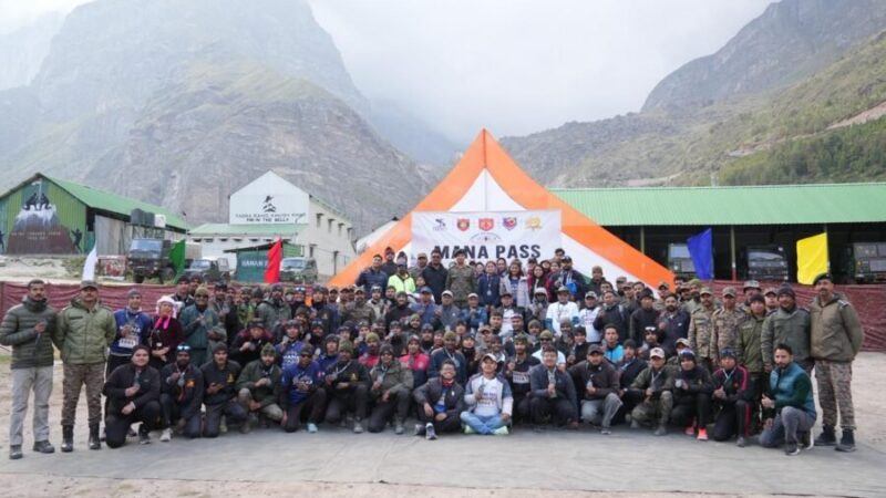 भारत के प्रथम गांव माणा में गूंजा साहस का जज्बा, सफल रहा माणा पास चैलेंज, 5600 मीटर की ऊंचाई पर दौड़े 88 प्रतिभागी