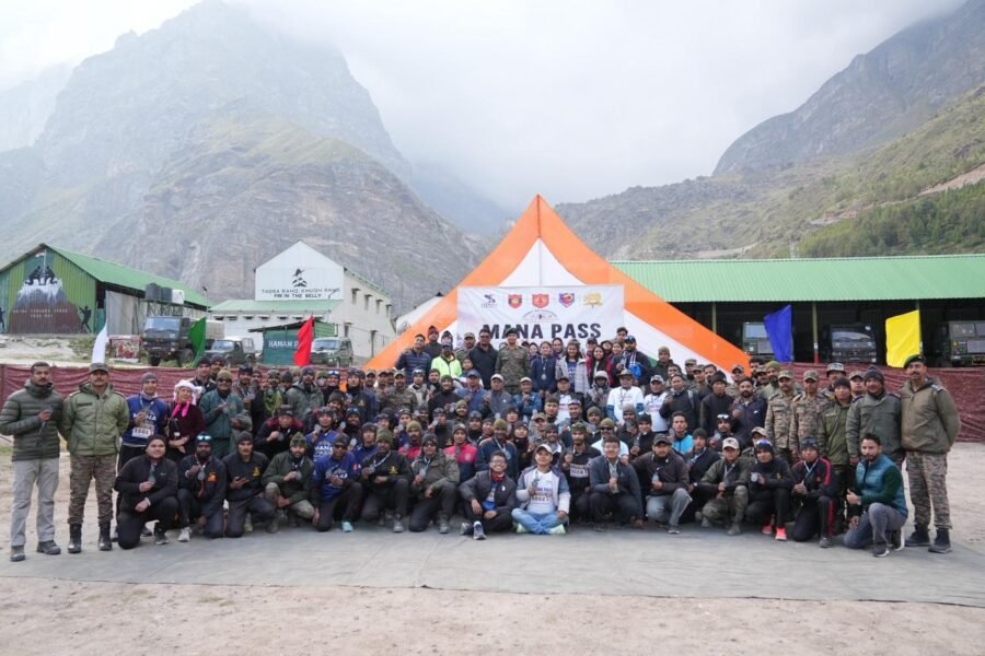 भारत के प्रथम गांव माणा में गूंजा साहस का जज्बा, सफल रहा माणा पास चैलेंज, 5600 मीटर की ऊंचाई पर दौड़े 88 प्रतिभागी