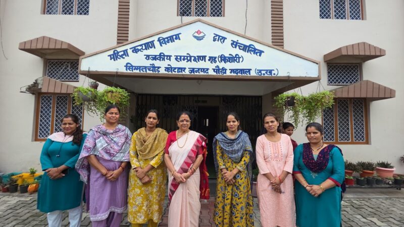 अध्यक्ष उत्तराखण्ड महिला आयोग कुसुम कंडवाल ने कोटद्वार पुनर्वास केंद्र का औचक निरीक्षण, सुरक्षा, स्वास्थ्य व आवागमन व्यवस्थाओं का लिया जायज़ा