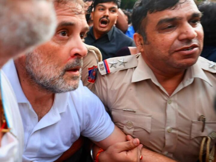 NEET पेपर लीक पर दिल्ली में उबाल : PM आवास के बाहर धरने के बाद हिरासत में राहुल, प्रियंका गांधी और अखिलेश यादव