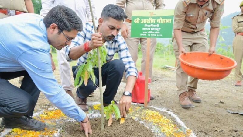 हरेला पर्व पर हरियाली का संकल्प: जिलाधिकारी डॉ0 आशीष चौहान ने किया वृक्षारोपण, कहा- पौधारोपण को बनाएं जन-आंदोलन