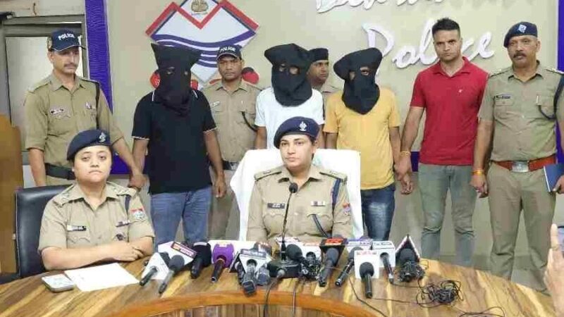 रायपुर क्षेत्र में हुई फायरिंग की घटना का दून पुलिस ने किया खुलासा, 3 अभियुक्तों को पुलिस ने किया गिरफ्तार