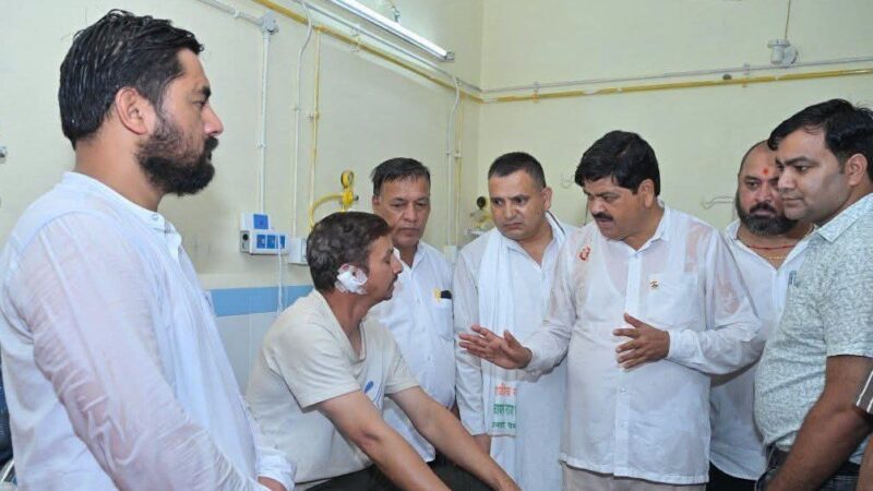 टनल हादसा : गोदियाल ने घायलों का जाना हाल, सहायता राशि बढ़ाने की मांग