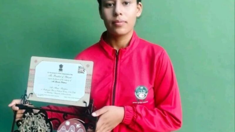 उत्तराखण्ड : राष्ट्रपति भवन के एट होम रिसेप्शन के लिए अल्मोड़ा की गर्विता भाकुनी का चयन