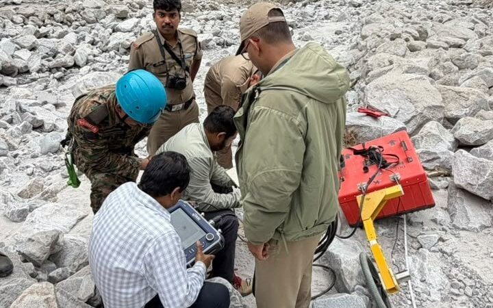 अत्याधुनिक रडार से तमक नाले में लापता हवलदार पंकज की तलाश तेज