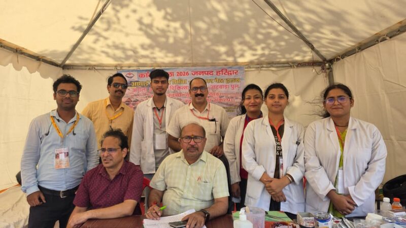 स्वास्थ्य विभाग द्वारा कांवड़ियों के लिए 32 स्थानों पर स्वास्थ्य शिविर, 11वें दिन 31,739 शिवभक्तों का निशुल्क उपचार