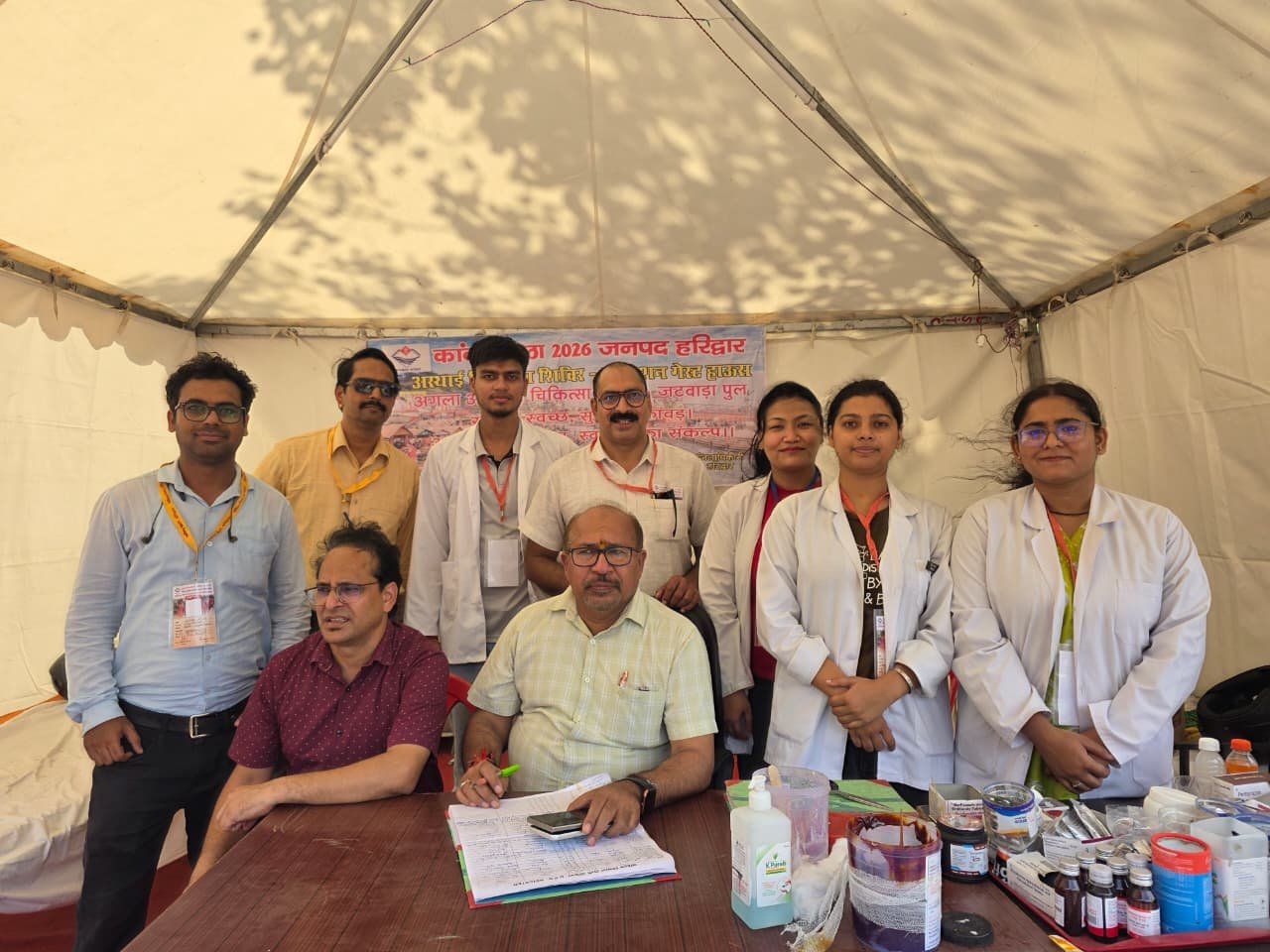 स्वास्थ्य विभाग द्वारा कांवड़ियों के लिए 32 स्थानों पर स्वास्थ्य शिविर, 11वें दिन 31,739 शिवभक्तों का निशुल्क उपचार