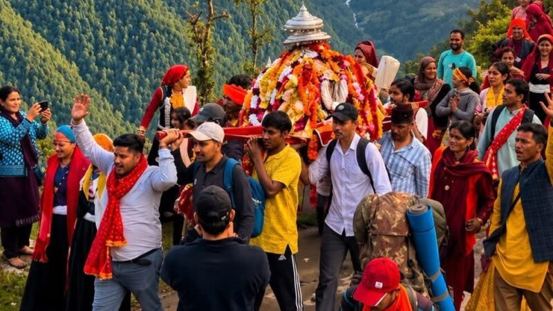 कनोल पहुंची नंदा की बड़ी जात, उमड़ा आस्था का सैलाब