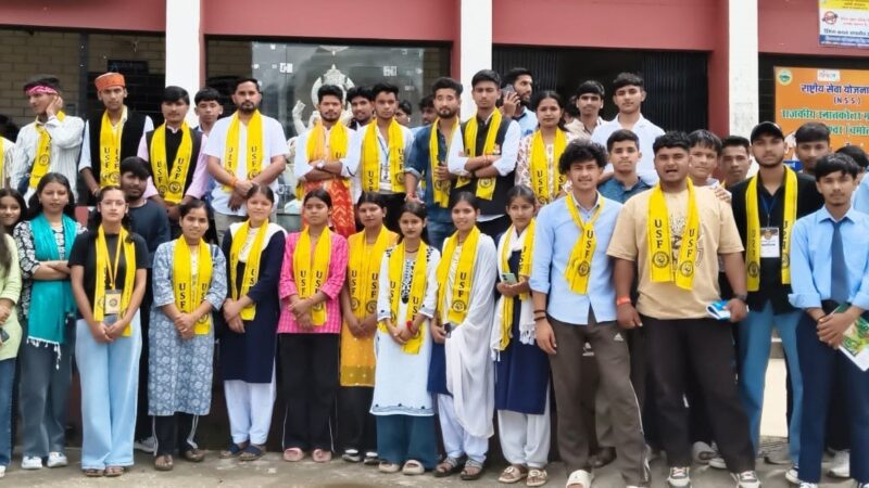 गोपेश्वर में यूएसएए की शक्ति प्रदर्शन रैली, छात्र हितों के मुद्दों पर बुलंद हुई आवाज