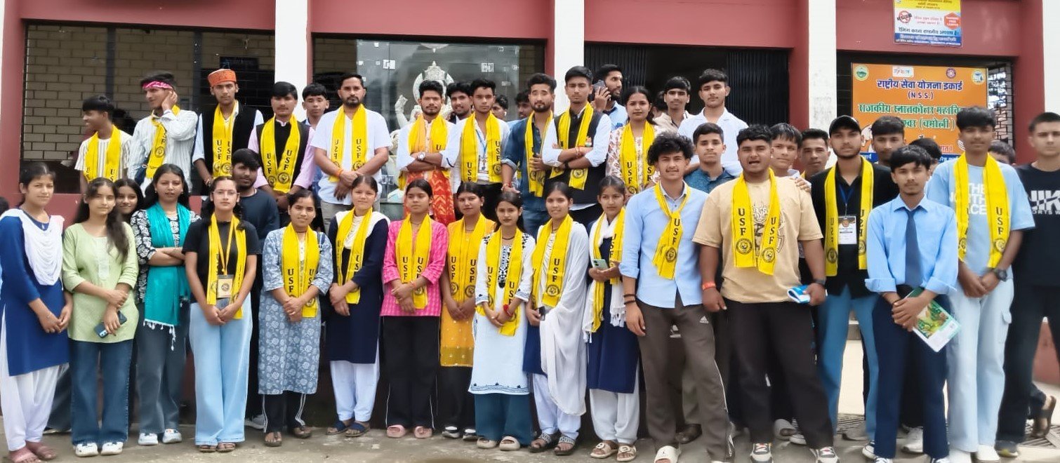 गोपेश्वर में यूएसएए की शक्ति प्रदर्शन रैली, छात्र हितों के मुद्दों पर बुलंद हुई आवाज