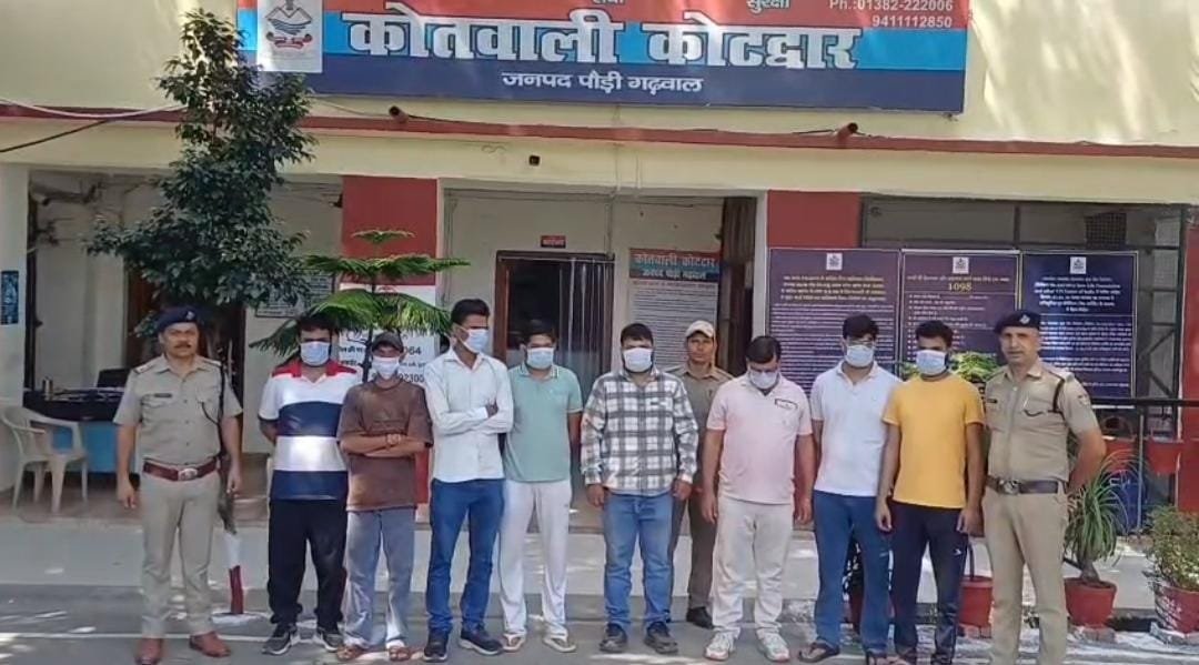 कोटद्वार में हुड़दंगियों पर पुलिस का शिकंजा, 7 गिरफ्तार