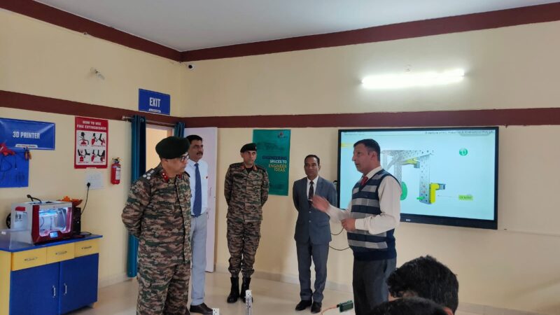 आर्मी पब्लिक स्कूल लैंसडौन में वार्षिक प्रशासनिक एवं तकनीकी निरीक्षण संपन्न