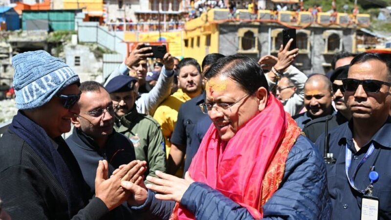 बदरीनाथ के कायाकल्प पर सीएम धामी की नजर, मौके पर परखी मास्टर प्लान की रफ्तार