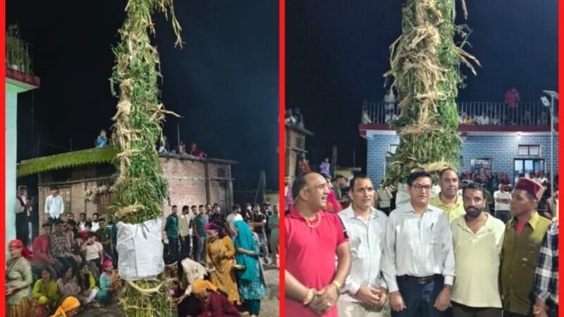 ‎एडीएम शैलेन्द्र सिंह नेगी ने मौगी और पाब गांव में पारंपरिक दुबड़ी लोक पर्व में किया प्रतिभाग, ‎दुबड़ी पर्व में गूंजे लोकवाद्य, सजी फसल-पत्तियों की दुबड़ी, एडीएम ने ग्रामीणों संग किया प्रकृति पूजन