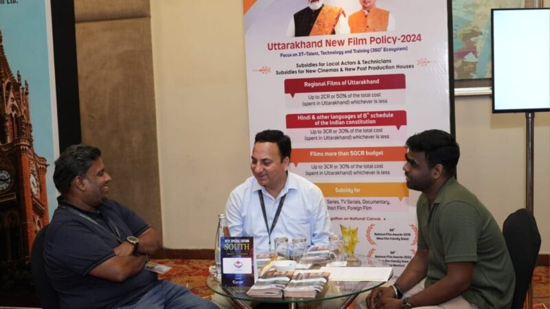 हैदराबाद में आयोजित इंडिया इंटरनेशनल फिल्म टूरिज्म कॉन्क्लेव-साउथ में उत्तराखंड की फिल्म नीति से प्रभावित हुए दक्षिण के निर्माता, फिल्म नीति और प्राकृतिक लोकेशन की सराहना, कई प्रोडक्शन हाउस ने दिखाई शूटिंग में रुचि