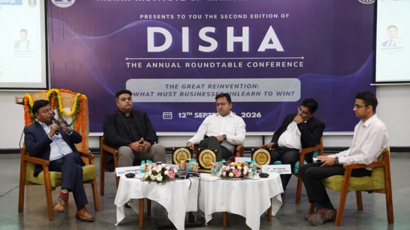 2030 तक एआई से 17 करोड़ नए रोज़गार के अवसर : आईआईएम काशीपुर के ‘दिशा 2026’ में उद्योग जगत के विशेषज्ञों ने साझा किए विचार
