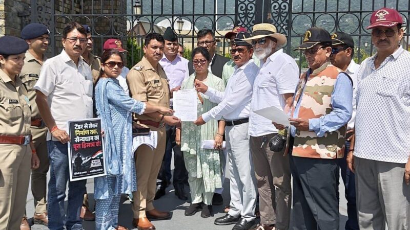 सैन्यधाम का हिसाब दो, खर्च और निर्माण प्रगति सार्वजनिक करे सरकार – कांग्रेस