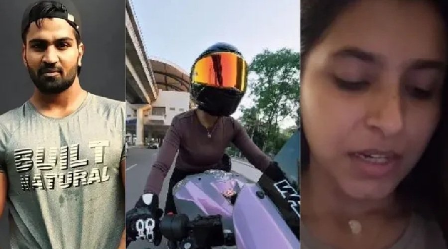 महिला बाइक राइडर को कार से टक्कर मारने का आरोपी गिरफ्तार, हत्या के प्रयास की धारा जोड़ी