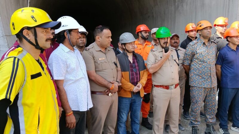 गौचर रेलवे टनल में हादसे से निपटने के लिए मॉकड्रिल, NDRF-SDRF ने परखी बचाव तैयारियां