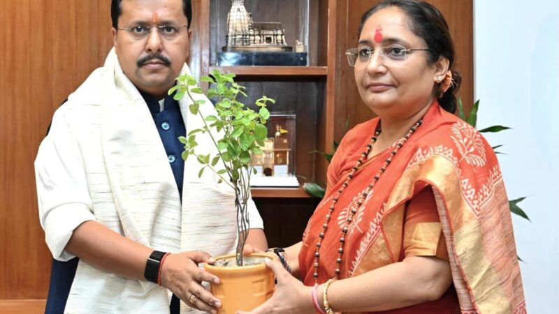उत्तराखण्ड विधानसभा अध्यक्ष ऋतु खण्डूडी भूषण ने BJP के राष्ट्रीय अध्यक्ष नितिन नवीन से की शिष्टाचार भेंट