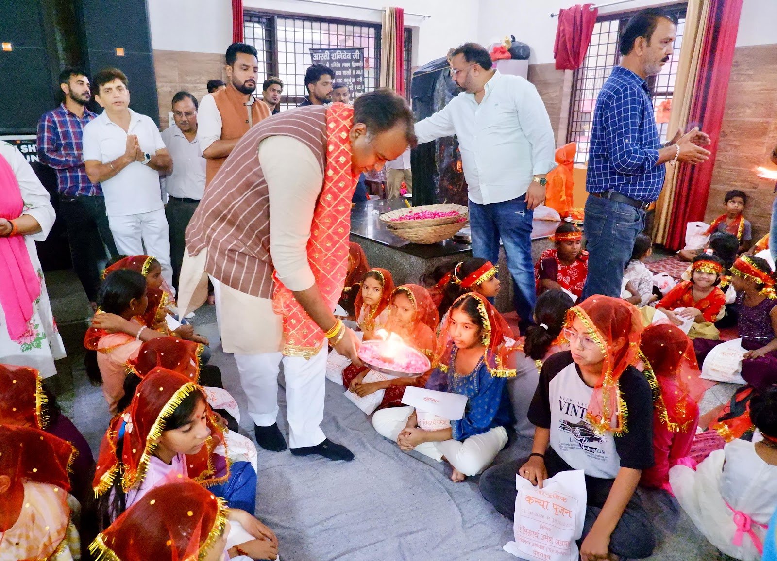 देहरादून : नवरात्र के दो दिनों में 2500 कन्याओं का पूजन