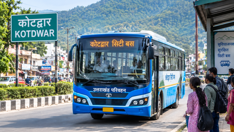 कोटद्वार में जल्द शुरू होगी दो सिटी बसों की सेवा