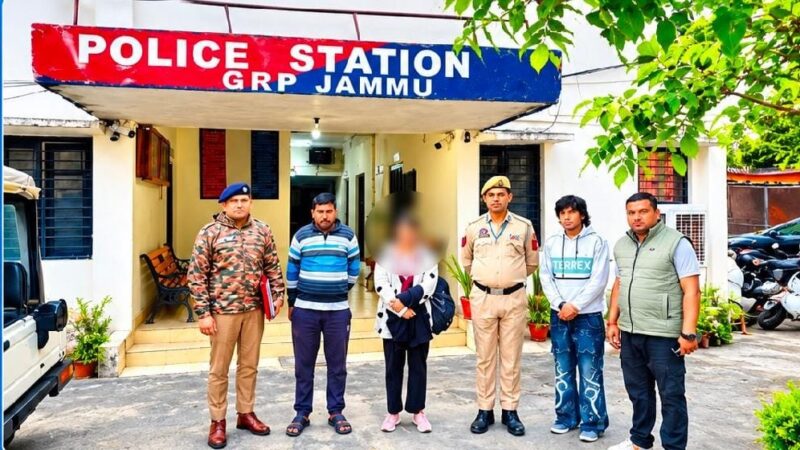 कोटद्वार : माता-पिता की डांट से नाराज होकर जम्मू पहुंची युवती, पुलिस ने किया बरामद