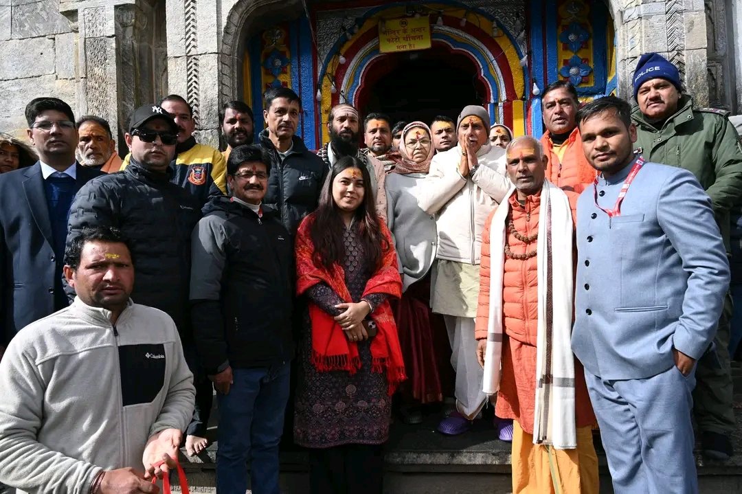 राज्यपाल डॉ. ढाल सिंह बिसेन ने शपथ के बाद पहली बार किए बाबा केदारनाथ के दर्शन