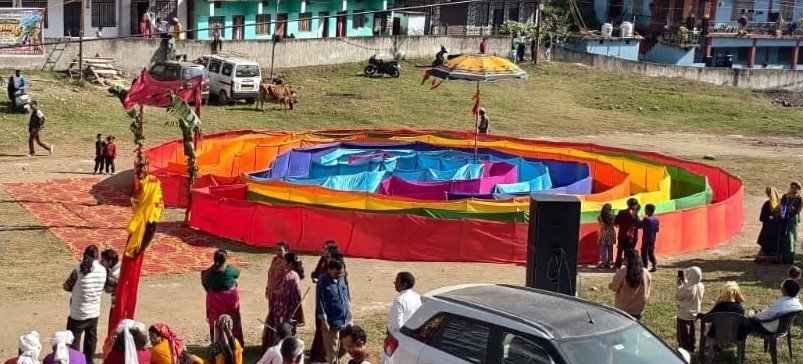 गढ़वाली बोली में सजी महाभारत की रणभूमि, चक्रव्यूह मंचन देखने उमड़े सैकड़ों लोग