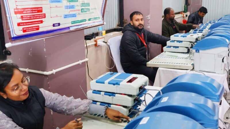 विधानसभा चुनाव की तैयारी तेज, 3200 ईवीएम-वीवीपैट की जांच पूरी