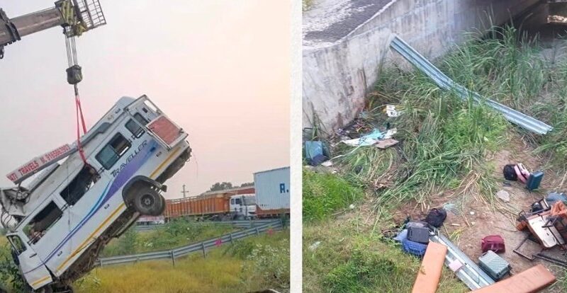 कोटा में भीषण सड़क हादसा : एक्सप्रेस-वे से नाले में गिरी 25 यात्रियों से भरी टेंपो ट्रैवलर, बैतूल के आठ लोगों की मौत