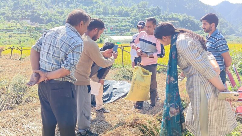 ‎फसलों की वास्तविक उपज का सटीक आंकलन जरूरी – सीडीओ वरुणा अग्रवाल