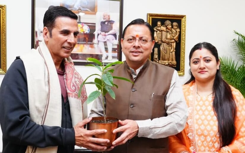 अक्षय कुमार ने सीएम धामी से की मुलाकात, उत्तराखंड में फिल्म निर्माण पर चर्चा