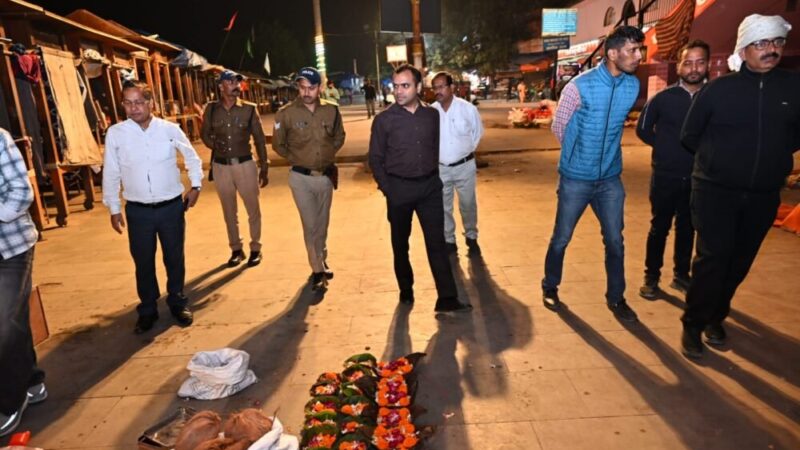 कुंभ की तैयारियों पर डीएम मयूर दीक्षित का रात में एक्शन, दीपावली से पहले हरकी पैड़ी समेत घाटों का काम पूरा करने के निर्देश